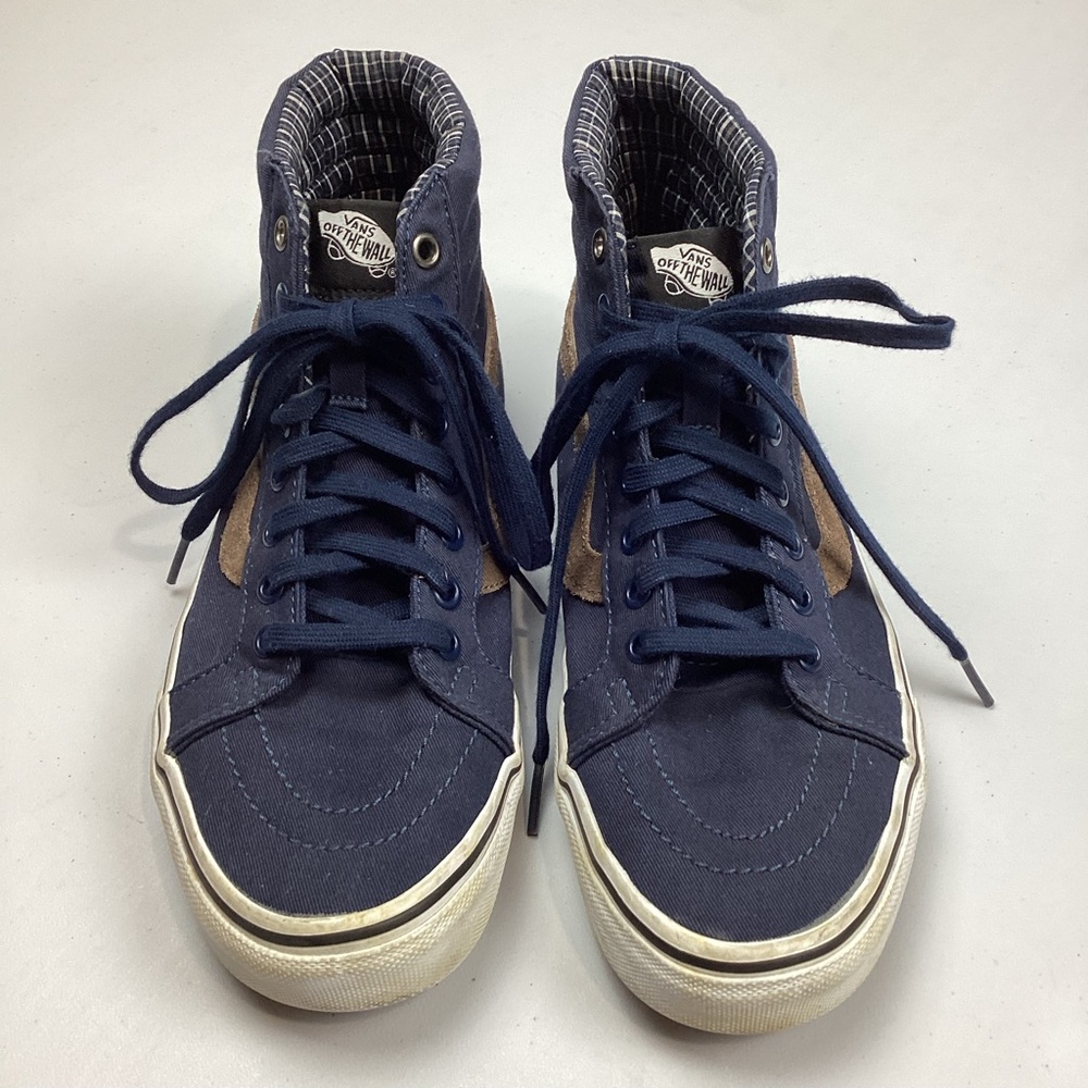 Vans Cord & Plaid Sk8Hi Reissue High Top Skate Shoes Sneakers